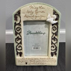 Foundations confirmation picture frame - new and never used